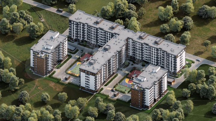 2-к. квартира, 64,1 м², 2/9 эт.