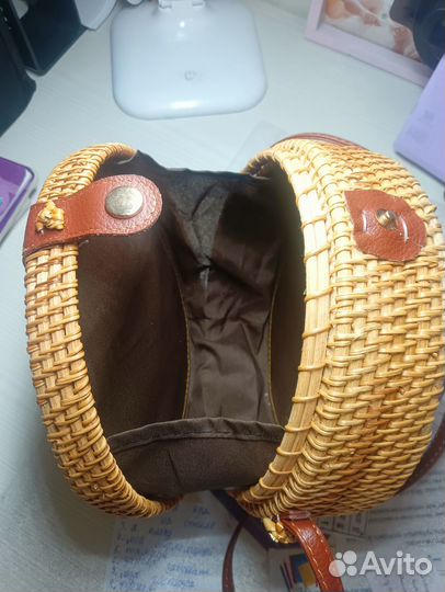 Сумка плетённая