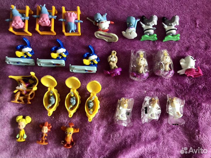 Игрушки из киндер сюрприза свит бокс