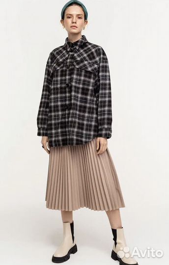 Куртка/рубашка в клетку/Befree/oversize