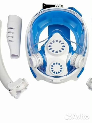 Полнолицевая маска подводного плавания снорлинг