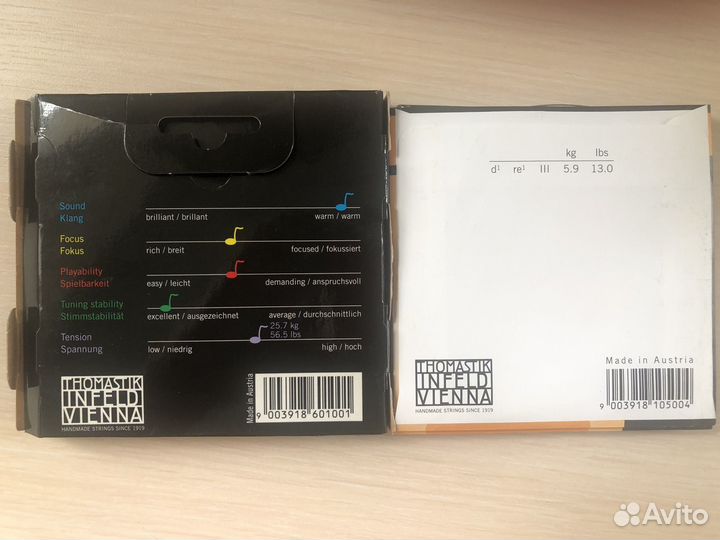 Струны Thomastik для скрипки 4/4