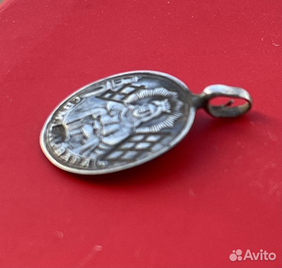 Старинная Иконка-Образок см Варвара И Успение бм