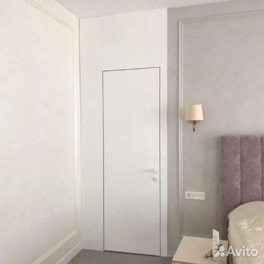 Скрытые двери под покраску