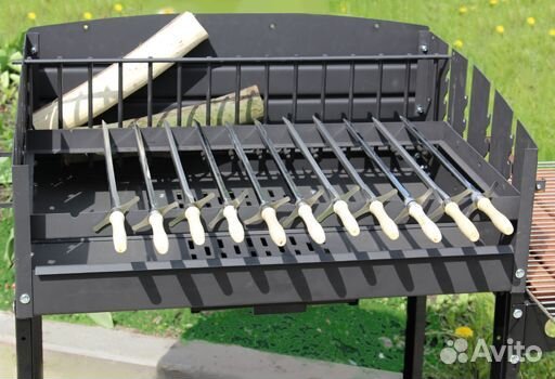 Гриль Grillux Orion 100 угольный передвижной с под