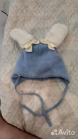 Шапка зимняя для девочки 52 54