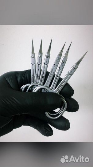 Ножницы для маникюра с заточкой mertz 1355