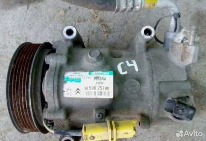 Компрессор кондиционера Ситроен С4 до 11г
