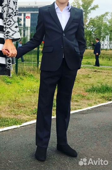 Костюм школьный (пиджак+брюки)