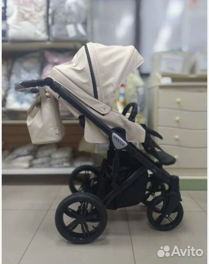 Коляска verdi mocca 3 в 1 эко кожа