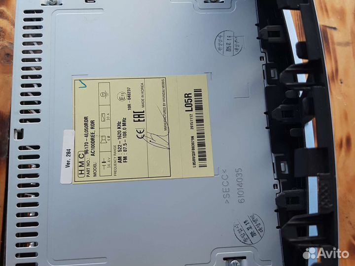 Автомогнитола solaris 2011-2016