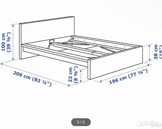 Кровать IKEA 180 200