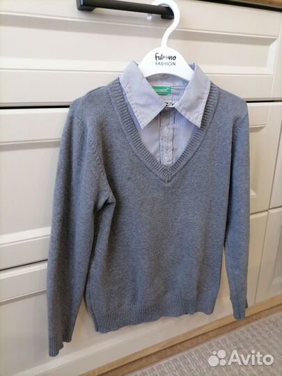 Джемпер обманка, кардиган, школьная форма