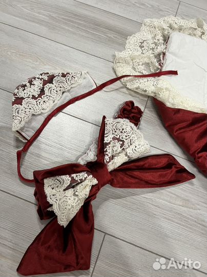 Конверт одеяло на выписку luxury baby