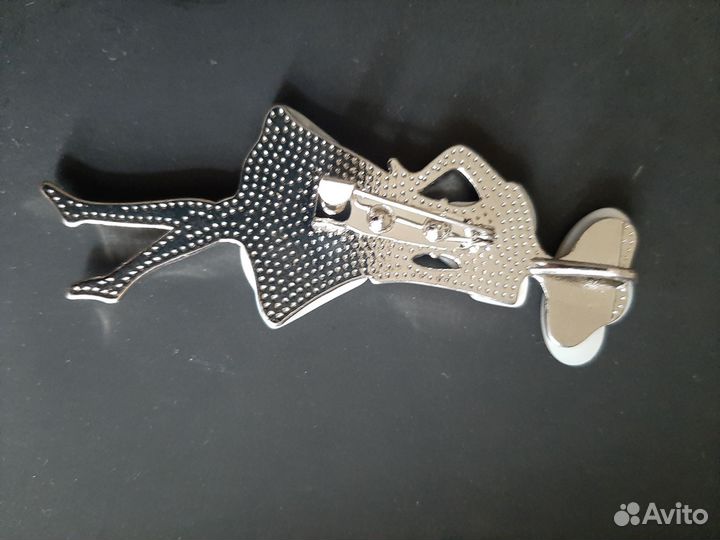 Брошь перламутр