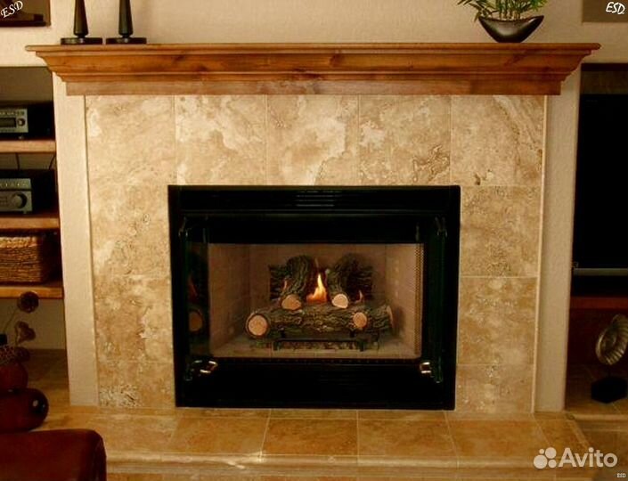 Камин, каминная облицовка