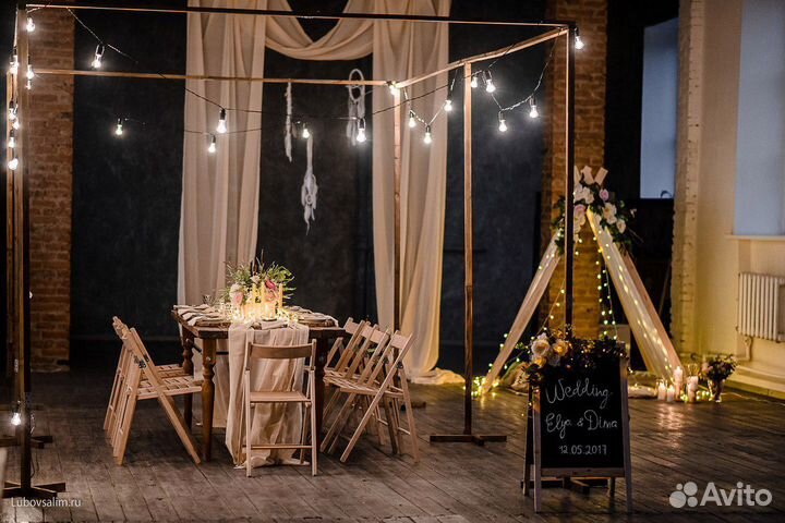 Аренда ретро гирлянд