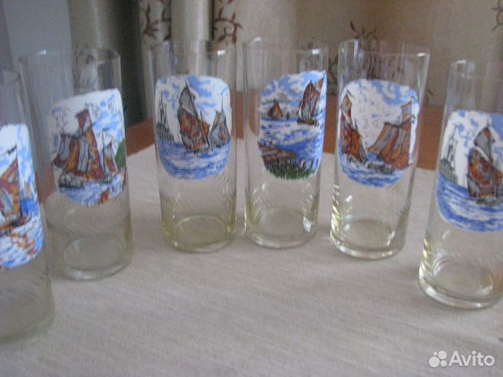 Стаканы для сока. Рюмки Два сапога пара