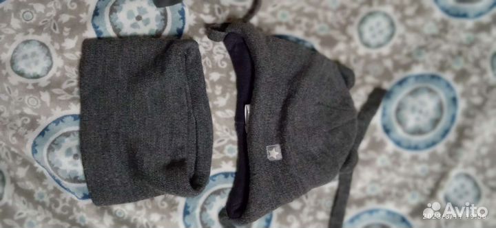 Комплект шапка и снуд детский