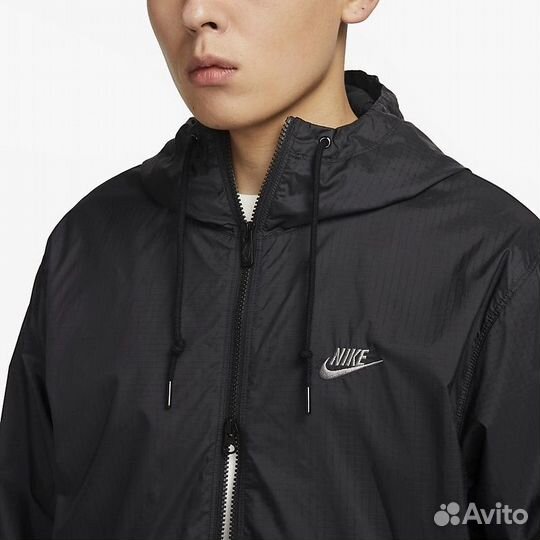 Nike Club Windbreakers Jacket 'Black' / 'White'