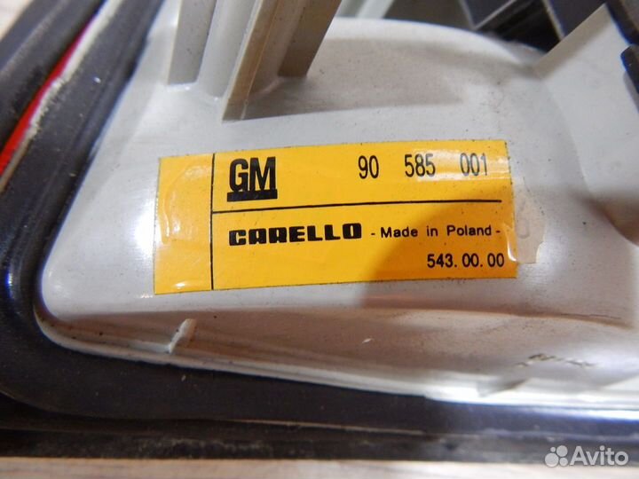 Фонарь задний левый Opel Vectra B универсал