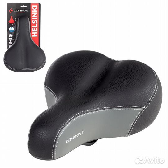Седло велосипедное комфортное helsinki N312 260x19