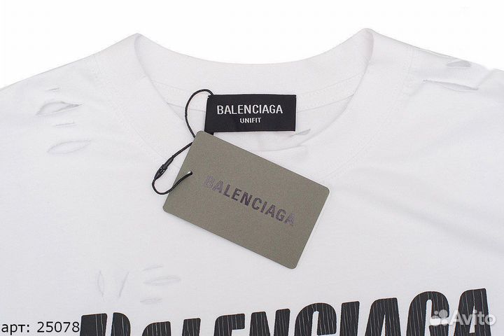 Футболка balenciaga Белая