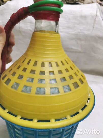 Бутыль Кувшин в оплётке СССР