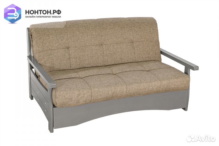 Диван Аккордеон Массив темно-бежевый