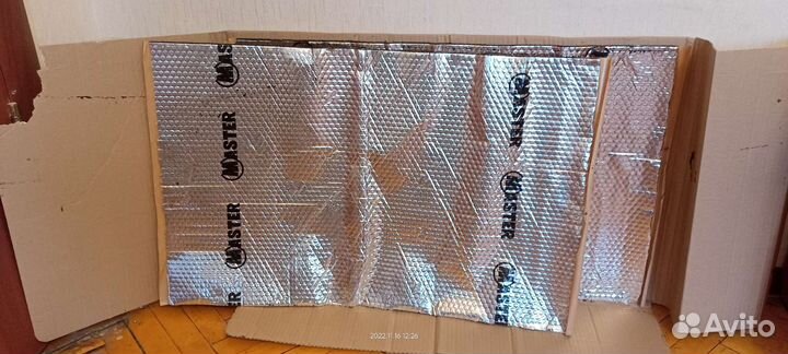 Шумоизоляция вибропласт Master M3