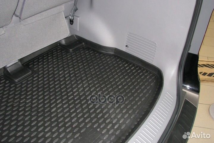 Коврик автомобильный резиновый в багажник hyund