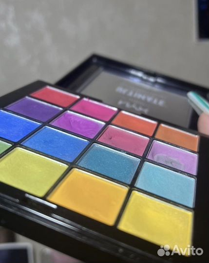 Палетка теней nyx ultimate +база под тени