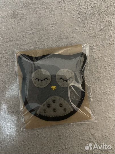 Значок (брошь) сова