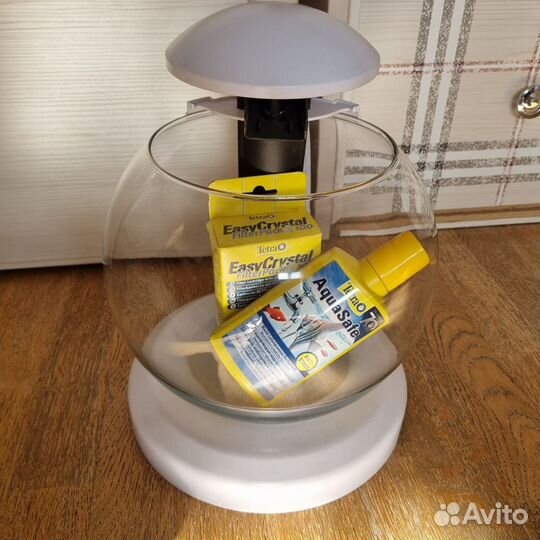 Аквариум круглый с подсветкой