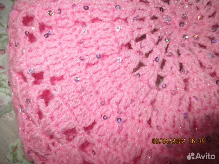 Берет и шарф для девочки