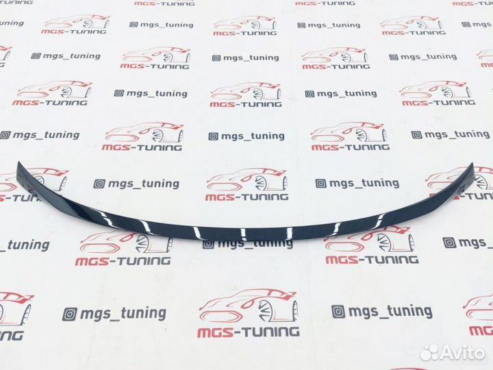 Спойлер (Тонкий) M-Perfomance на BMW X6 f16 Черный