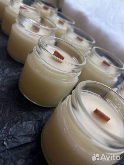 Ароматическая свеча 100мл ручной работы