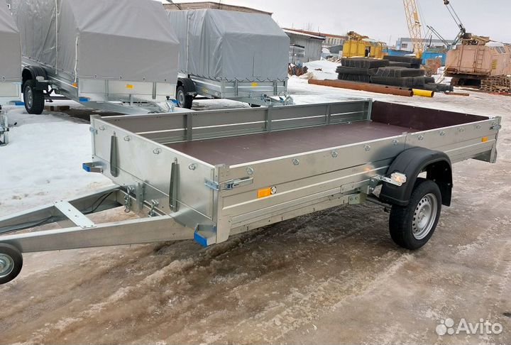 Оцинкованный прицеп самосвальный 3.5х1.5 R13