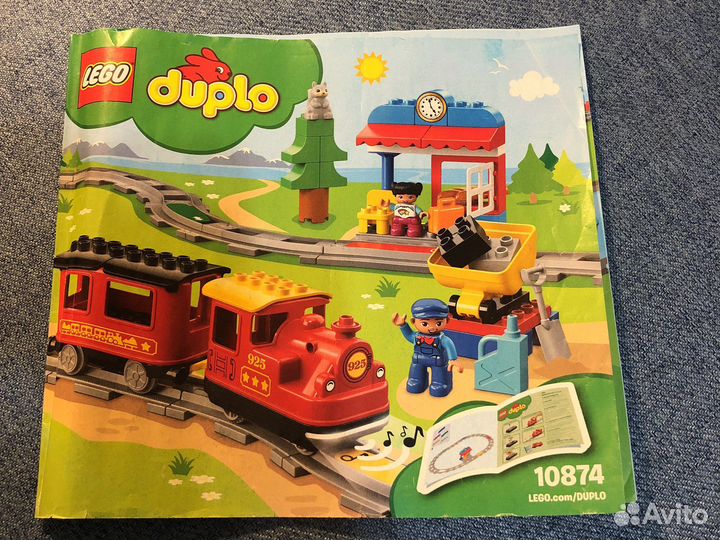 Lego duplo поезд 10874