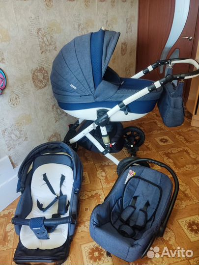 Детская коляска Адамекс барлетта 3в 1