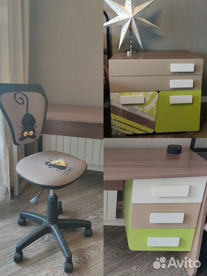 Стол+комод+стул Slash сноуборд