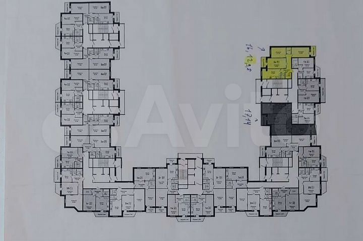 3-к. квартира, 76,5 м², 12/17 эт.