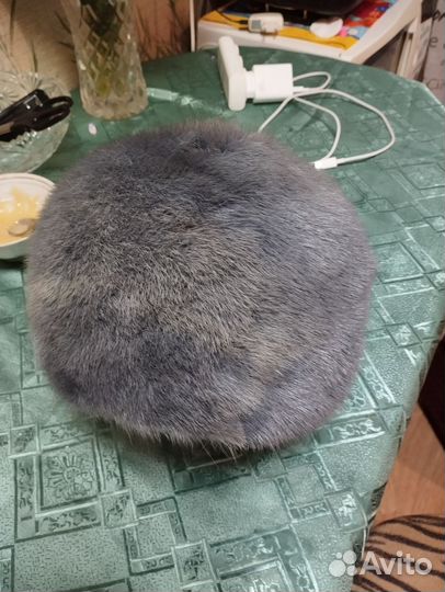 Берет женский норковый