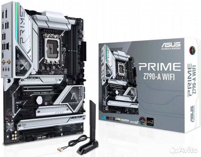 Asus prime Z790-A wifi DDR5 гарантия, чек