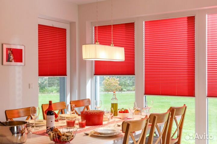 Шторы плиссе на заказ. Более 600 видов тканей