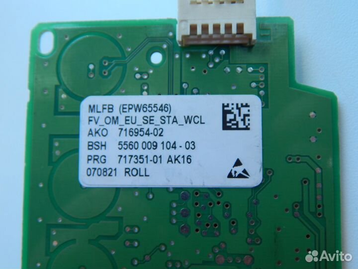 Платы индикации стиральной машины Bosch