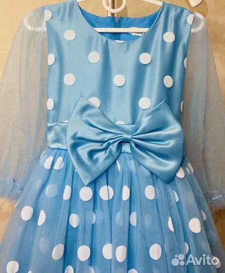 Нарядное платье для девочки 130 140