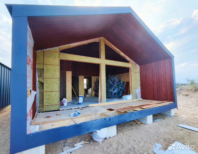 Каркасный дом под ключ барнхаус