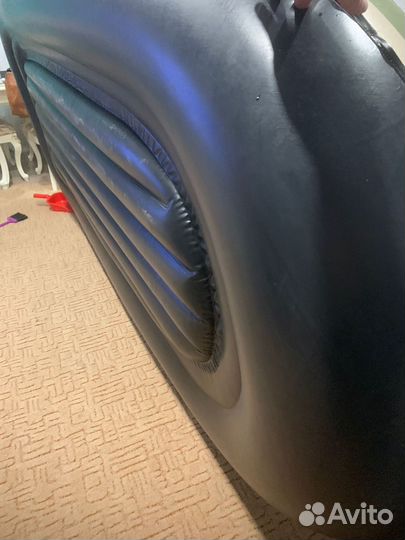 Надувная лодка 3-х местная пвх под мотор с веслами