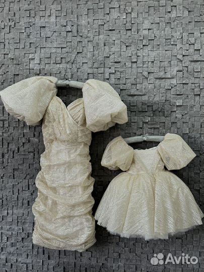 Family look мама и дочка. Прокат платьев